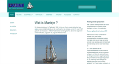 Desktop Screenshot of marieje.nl