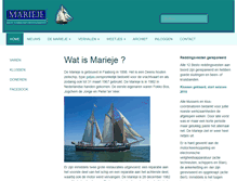 Tablet Screenshot of marieje.nl